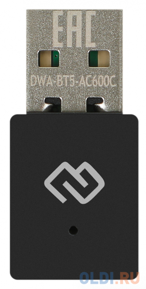 Сетевой адаптер Wi-Fi + Bluetooth Digma DWA-BT5-AC600C AC600 USB 2.0 (ант.внутр.) 1ант. (упак.:1шт) сетевой адаптер wifi bluetooth digma dwa bt4 n150 usb 2 0