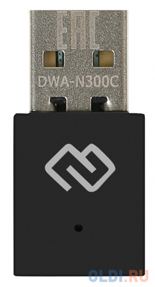 Сетевой адаптер Wi-Fi Digma DWA-N300C N300 USB 2.0 (ант.внутр.) 1ант. (упак.:1шт) - фото 7