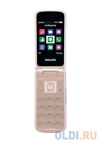 

Мобильный телефон Philips Xenium E255 белый 2.4" Bluetooth CTE255WH/00