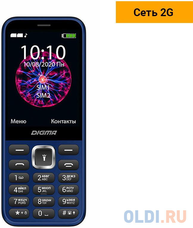 Телефон Digma C281 Linx синий