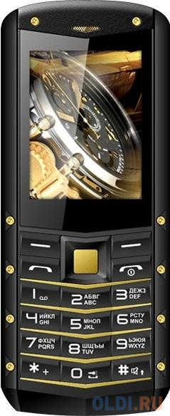 

Мобильный телефон Texet TM-520R черный жёлтый 2.4" 32 Мб