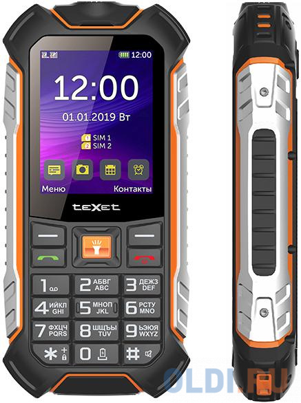 Мобильный телефон Texet TM-530R черный 2.4" 32 Мб Bluetooth