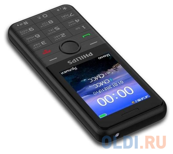 Мобильный телефон Philips Xenium E172 черный 2.4