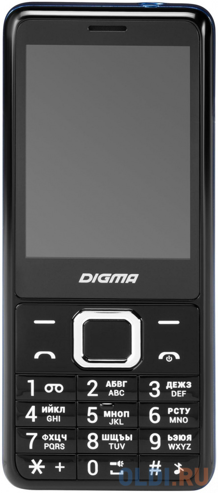 Телефон Digma LINX B280 черный, размер 57.2х133.5х13.9 мм - фото 2