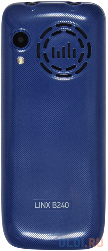 Мобильный телефон Digma B240 Linx 32Mb синий моноблок 2Sim 2.44" 240x320 0.08Mpix GSM900/1800 FM microSD фото