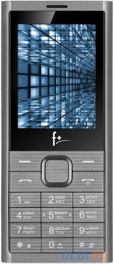 Мобильный телефон F+ B280 темно-серый мобильный аккумулятор buro bpf30d 30000mah 3a qc pd 22 5w bpf30d22pbk