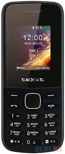 Телефон Texet TM-117 черный фото