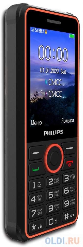 Телефон Philips E2301 темно-серый фото