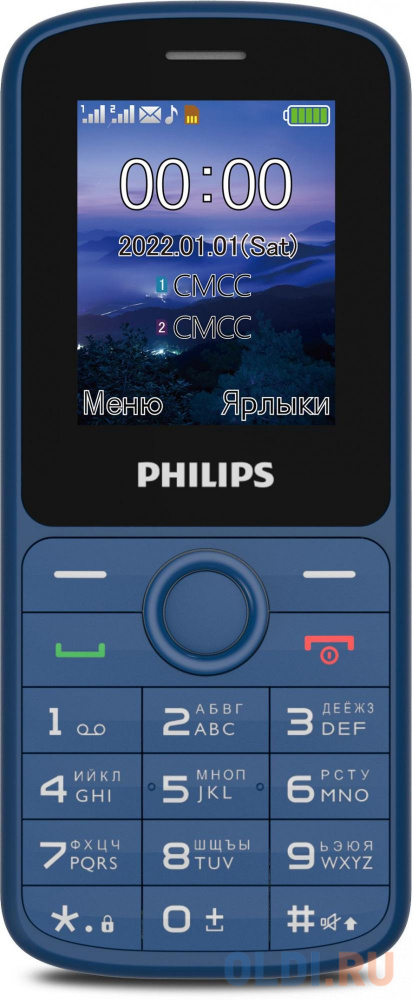   Philips E2101 Xenium   2Sim 1.77  128x160 GSM900/1800 MP3 FM microSD
