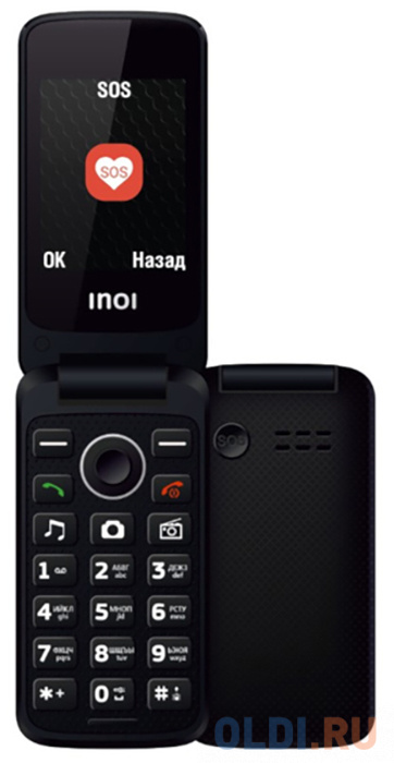 Мобильный телефон Inoi 247B черный 2.4
