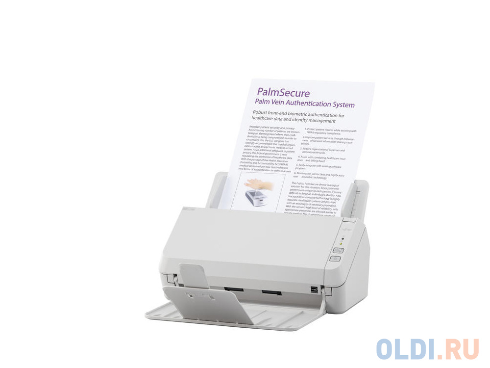 Сканер Fujitsu ScanPartner SP-1120 протяжный А4 600x600 dpi CIS 20ppm USB белый PA03708-B001