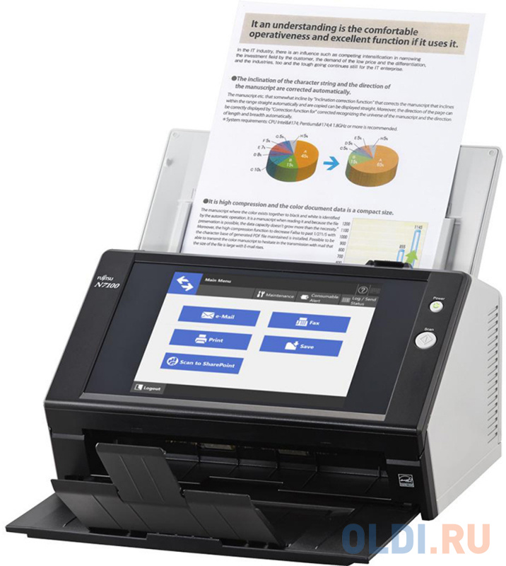 

Сканер Fujitsu N7100 протяжный А4 600x600 dpi CIS 25ppm PA03706-B001
