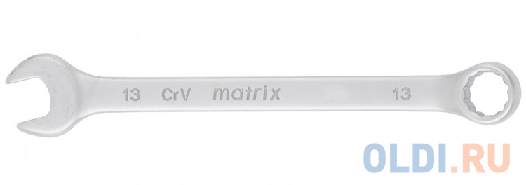 Ключ комбинированный MATRIX 15109 (13 мм)  crv матовый хром комбинированный ключ matrix 15103