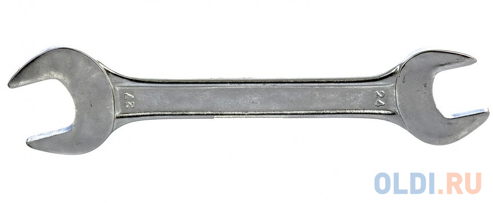 Ключ рожковый SPARTA 144775 (24 / 27 мм)  хромированный ключ свечной 16 мм с шарниром sparta