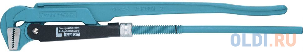 Ключ трубный рычажный GROSS 15605 №3  2 цельнокованный CrV, тип - L