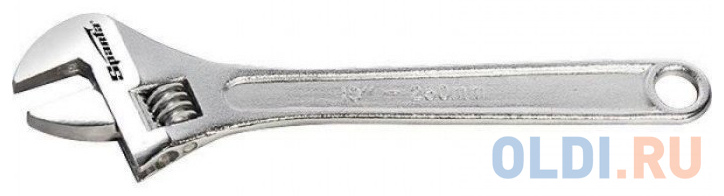 Ключ разводной SPARTA 155405 (0 - 45 мм)  375 мм ключ свечной 16 мм с шарниром sparta