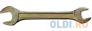 Ключ рожковый СИБРТЕХ 14311 (19 / 22 мм)  желтый цинк витаниум цинк