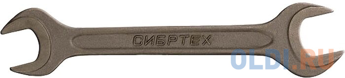Ключ рожковый СИБРТЕХ 14329 (19 / 22 мм)  СrV фосфатированный ГОСТ 2839 ключ комбинированый фосфатированный 19 мм сибртех 14912
