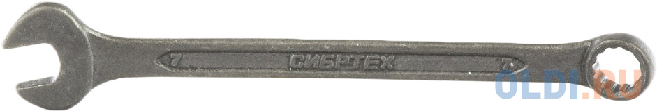 Ключ комбинированый, 7 мм, CrV, фосфатированный, ГОСТ 16983// Сибртех