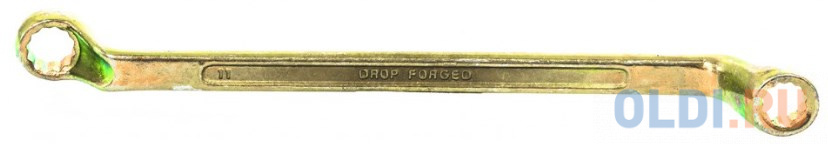 Ключ накидной, 10 х 13 мм, желтый цинк// Сибртех ключ разводной тонкие губки фосфатированый 200 мм сибртех