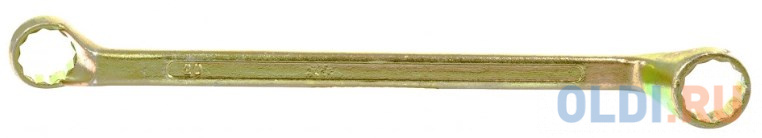 Ключ накидной, 20 х 22 мм, желтый цинк// Сибртех ключ накидной сибртех 14636 27 32 мм желтый цинк