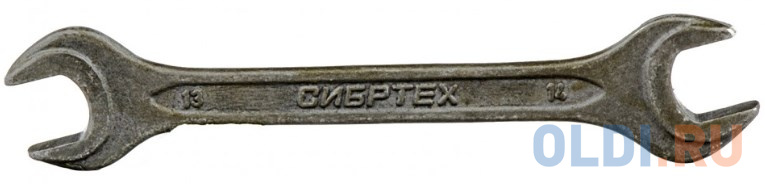 Ключ рожковый,13 х 14 мм, CrV, фосфатированный, ГОСТ 2839// Сибртех