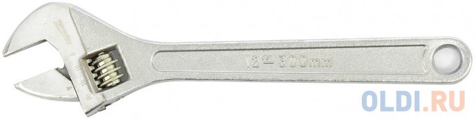 Ключ разводной, 300 мм, хромированный// Sparta ключ разводной sparta 15542 0 25 мм 200мм