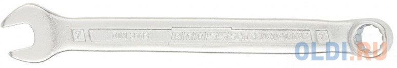 Ключ комбинированный 7 мм, CrV, холодный штамп // Gross