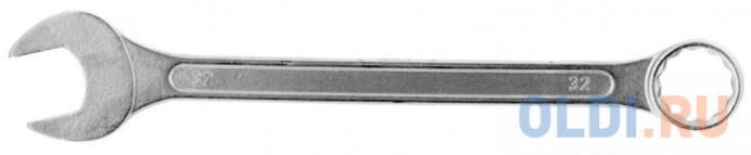 Ключ комбинированный, 32 мм, хромированный// Sparta ключ накидной коленчатый 12 х 13 мм хромированный sparta