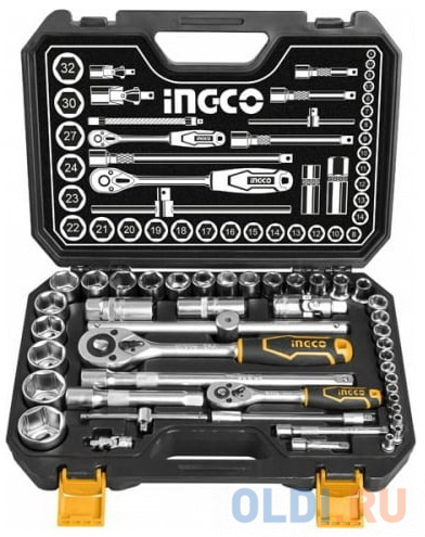 

Набор головок 1/4"+1/2" с трещоткой 44шт INGCO HKTS42441