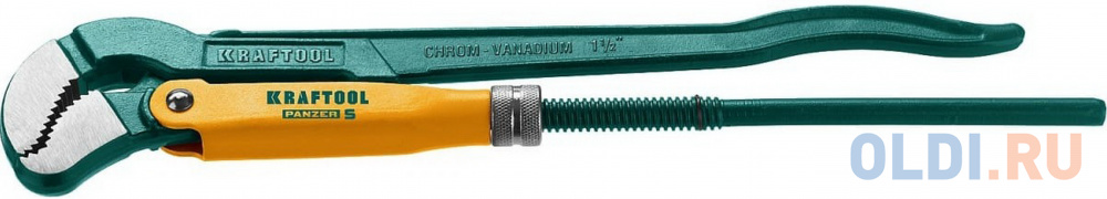 KRAFTOOL PANZER-S, №2, 1.5?, 440 мм, Трубный ключ с изогнутыми губками (2733-15)