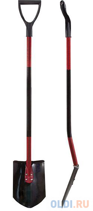 

Лопата FIT 77228 штыковая, изогнутая, 195х280х1175мм, с металлическим черенком и V-ручкой