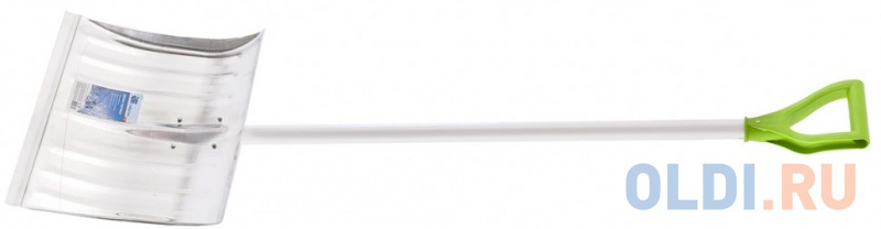 

Лопата снеговая алюминиевая, 430 х 370 мм, металлический черенок Россия// Сибртех