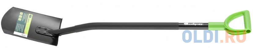 Лопата штыковая, металлический черенок, прямоугольная Россия// Сибртех лопата штыковая центроинструмент невесомость 2266 ч с рёбрами жёсткости