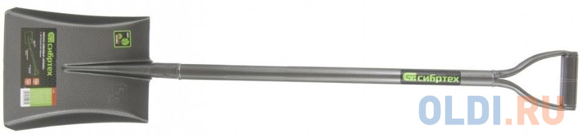 Лопата Сибртех 61473 совковая цельнометаллическая лопата сибртех 61400 совковая с ребрами жесткости упрочненная сталь ст5 без черенка