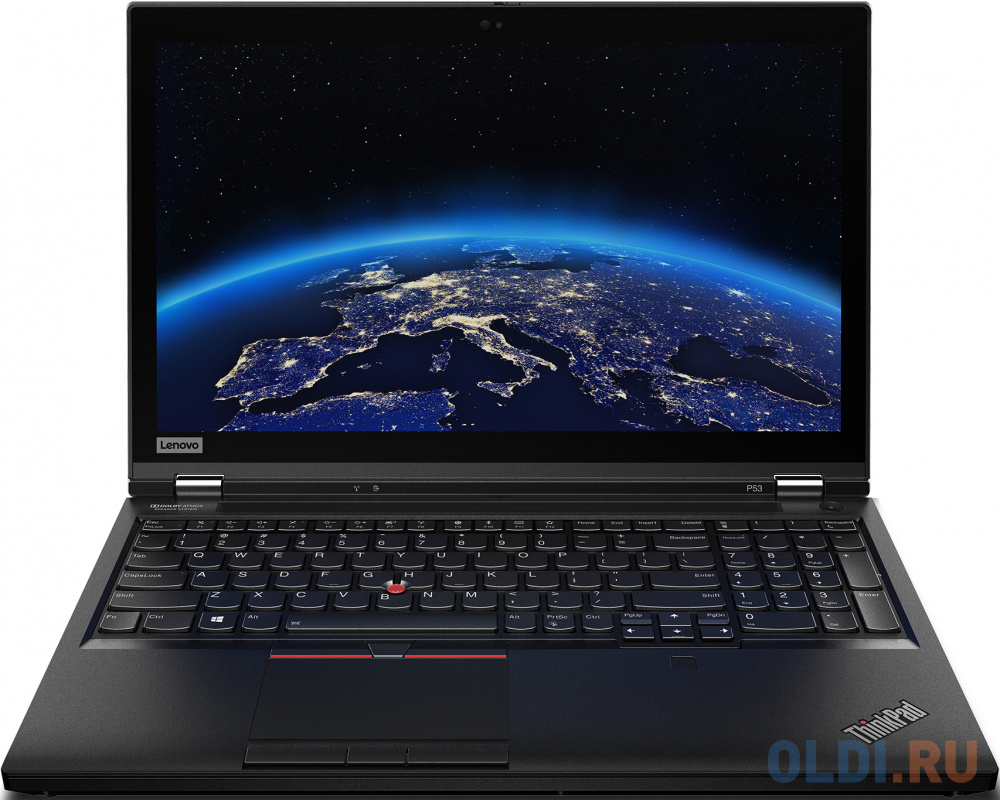 

Ноутбук Lenovo ThinkPad P53 15.6" 1920x1080 Intel Core i7-9750H 1 Tb 256 Gb 16Gb Bluetooth 5.0 WiFi (802.11 b/g/n/ac/ax) nVidia Quadro T1000 4096 Мб черный Windows 10 Professional 20QN004XRT