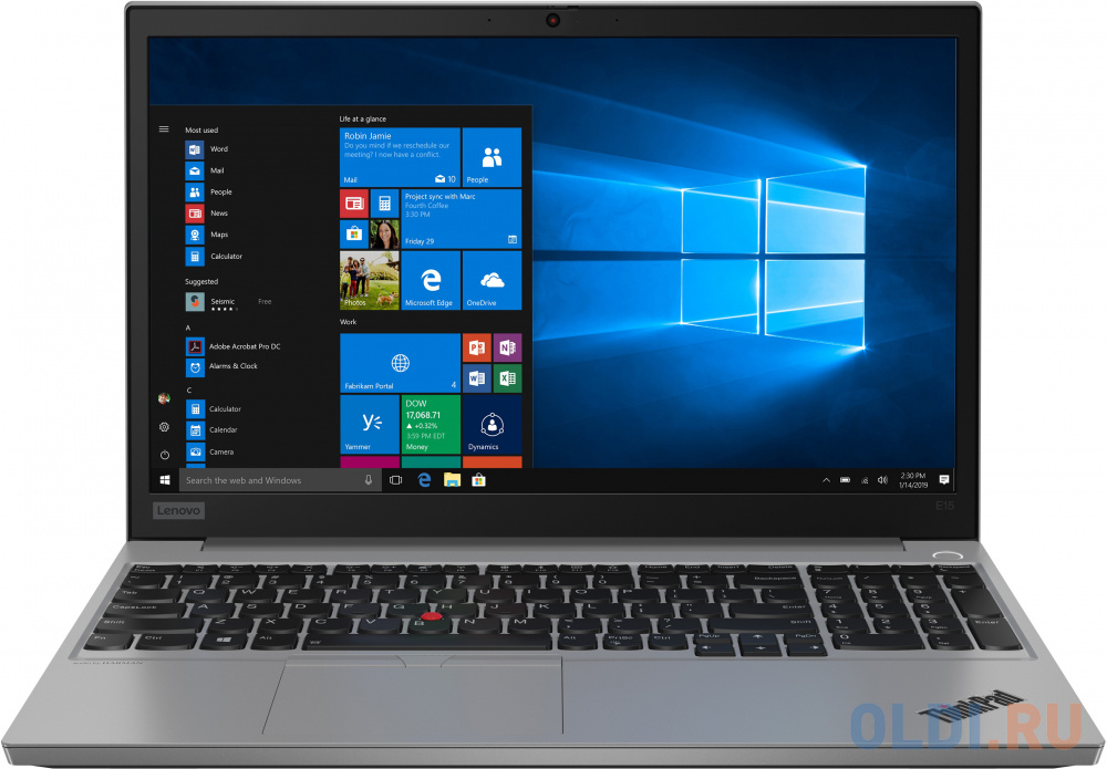 

Ноутбук Lenovo ThinkPad E15-IML 15.6" 1920x1080 Intel Core i7-10510U 256 Gb 16Gb WiFi (802.11 b/g/n/ac/ax) Bluetooth 5.0 AMD Radeon RX 640 2048 Мб серебристый Windows 10 Professional 20RD0010RT