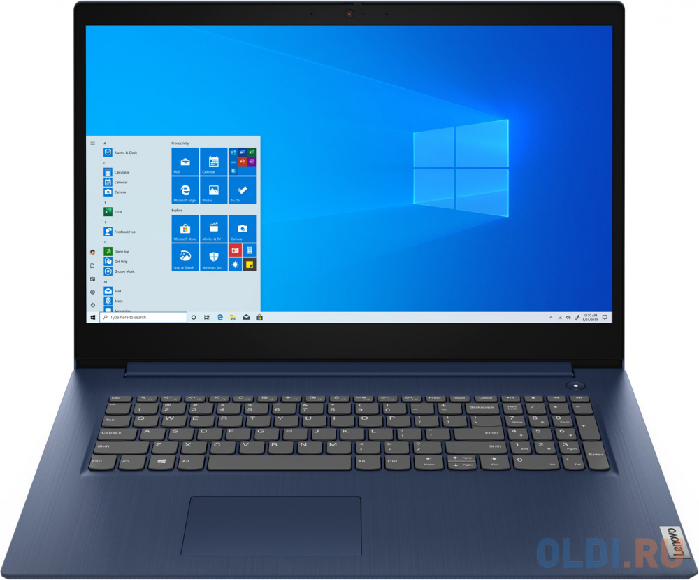 

Ноутбук Lenovo IdeaPad IP3 17IML05 Core i3 10110U/4Gb/1Tb/SSD128Gb/Intel UHD Graphics/17.3"/TN/HD+ (1600x900)/Windows 10/blue/WiFi/BT/Cam