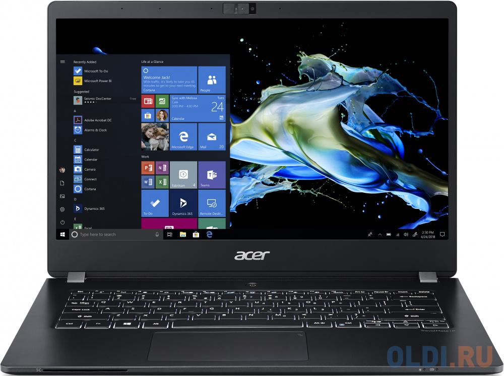 

Ультрабук Acer TravelMate TMP614-51T-G2-786Q NX.VMTER.005 14", Черный