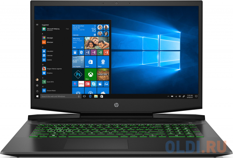 

Ноутбук HP Pavilion Gaming 17-cd1058ur 17.3" 1920x1080 Intel Core i7-10750H 512 Gb 16Gb Bluetooth 5.0 WiFi (802.11 b/g/n/ac/ax) nVidia GeForce GTX 1650 Ti 4096 Мб черный Windows 10 Home 22Q94EA