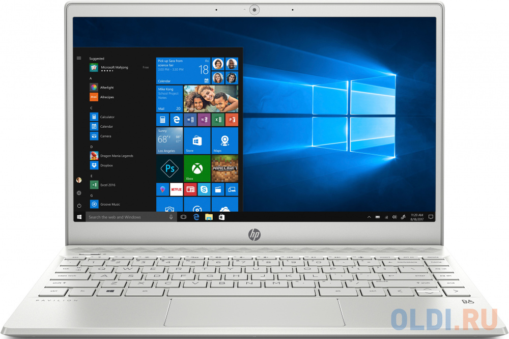 

Ультрабук HP Pavilion 13-an1011ur 13.3" 1920x1080 Intel Core i3-1005G1 256 Gb 4Gb Bluetooth 5.0 Intel UHD Graphics серебристый Windows 10 Home 8PJ98EA