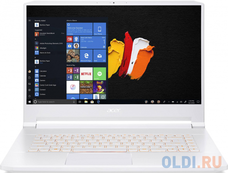 

Ноутбук Acer ConceptD 7 Pro CN715-71P-79LW Core i7 9750H/16Gb/SSD512Gb/NVIDIA Quadro RTX 3000 6Gb/15.6"/IPS/UHD (3840x2160)/Windows 10 Professional 64/white/WiFi/BT/Cam/5500mAh