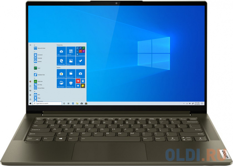 

Ультрабук Lenovo Yoga Slim 7-14IIL05 14" 1920x1080 Intel Core i5-1035G4 512 Gb 16Gb WiFi (802.11 b/g/n/ac/ax) Bluetooth 5.0 Intel Iris Plus Graphics зелёный Windows 10 Home 82A100H5RU
