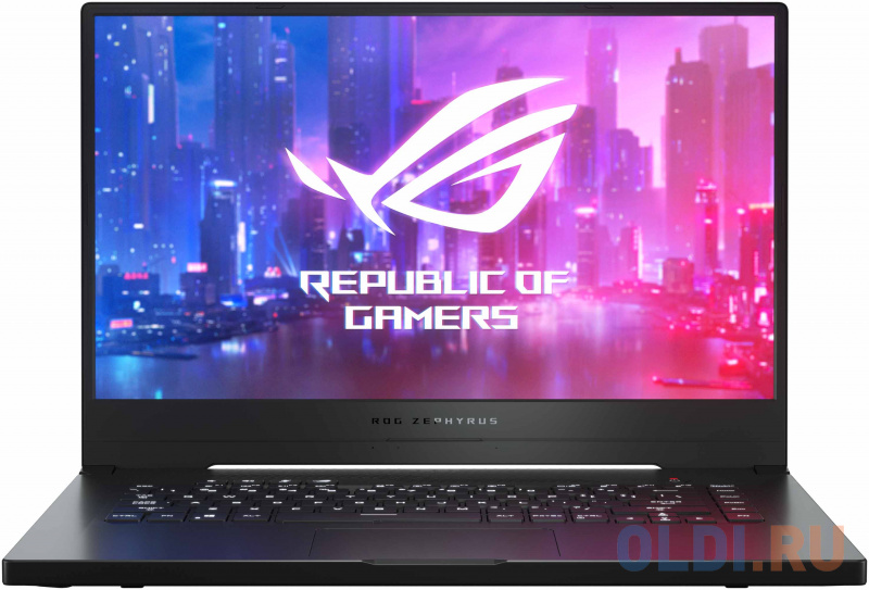 

ASUS ROG GA502IU-AZ015T ZEPHYRUS 15.6"(1920x1080 (матовый, 240Hz) IPS)/AMD Ryzen 7 4800HS(2.9Ghz)/16384Mb/1024SSDGb/noDVD/Ext:nVidia GeForce GTX1660Ti Max-Q(6144Mb)/BT/WiFi/war 1y/2.1kg/Brushed Black/W10