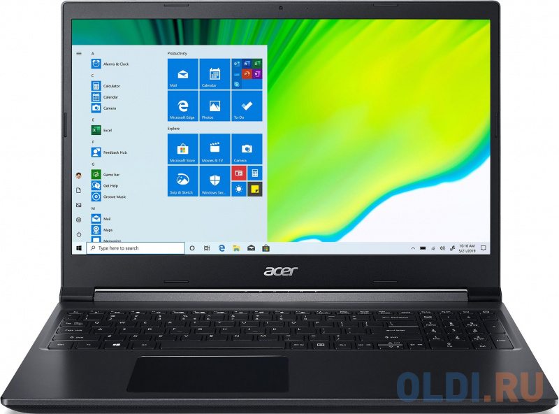 

Ноутбук Acer Aspire 7 A715-41G-R9DF Ryzen 7 3750H/16Gb/SSD1Tb/nVidia GeForce GTX 1650 Ti 4Gb/15.6"/IPS/FHD (1920x1080)/Windows 10/black/WiFi/BT/Cam