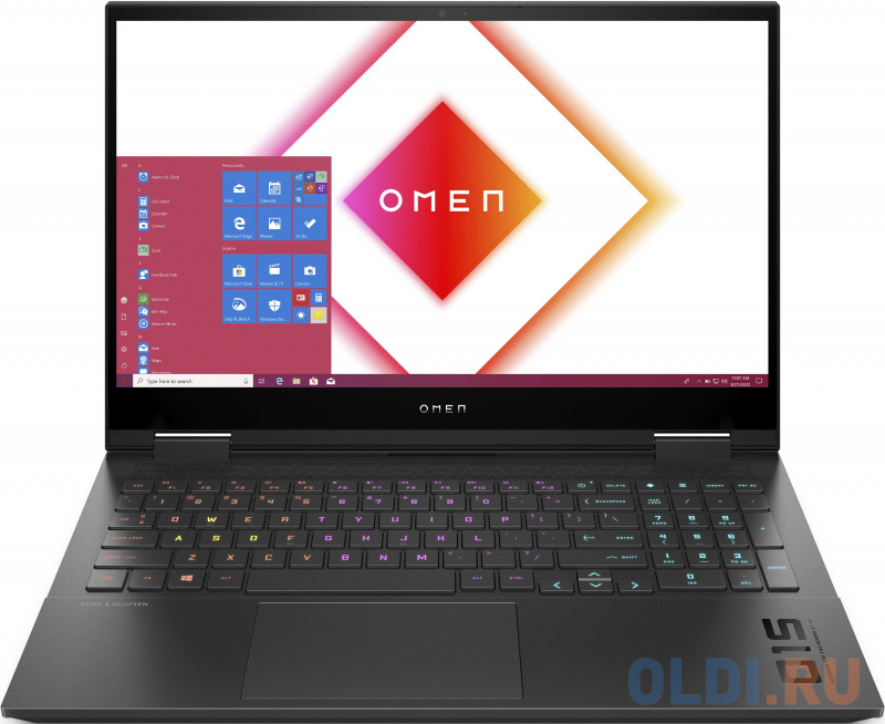 

Ноутбук HP Omen 15-ek0045ur <22P22EA> i7-10750H (2.6)/32G/1T SSD/15.6''UHD AG IPS 120Hz/NV RTX2070 Super 8G/Backlight/Thunderbolt/Win10 (Shadow black)