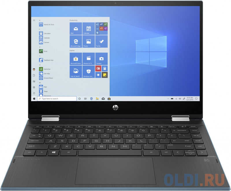 

Трансформер HP Pavilion x360 14-dw1004ur Pentium Gold 7505/4Gb/SSD128Gb/Intel UHD Graphics/14"/Touch/HD (1366x768)/Windows 10/green/WiFi/BT/Cam