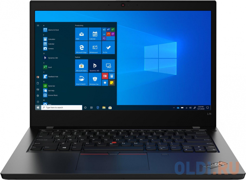 

Ноутбук Lenovo ThinkPad L14 G1 T Ryzen 5 4500U/8Gb/SSD256Gb/AMD Radeon/14"/FHD (1920x1080)/4G/Windows 10 Professional 64/black/WiFi/BT/Cam