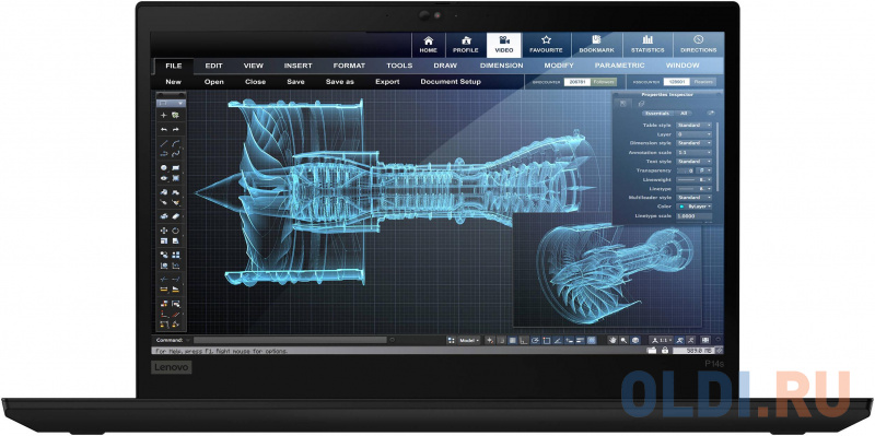 

Ноутбук Lenovo ThinkPad P14s Core i7 10510U/16Gb/SSD1Tb/NVIDIA Quadro P520 2Gb/14"/IPS/FHD (1920x1080)/Windows 10/4G Professional 64/black/WiFi/BT/Cam