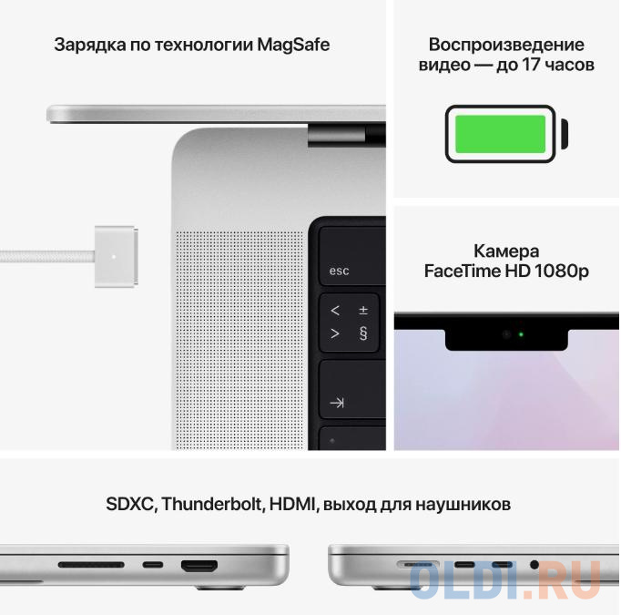 Ноутбук Apple MacBook Pro 14 2021 MKGP3RU/A 14.2" MKGP3RU/A фото